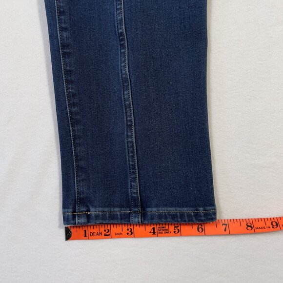 Duluth Trading Jean-etics High Rise Slim Leg Front Seam Size 10P - Picture 11 of 14